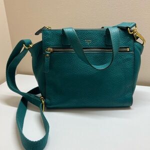 Fossil leather crossbody / handbag